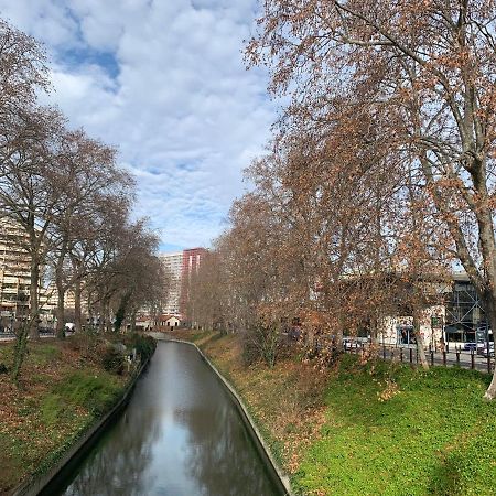 Gare Matabiau Toulouse agréable appartement au bord du canal Esterno foto